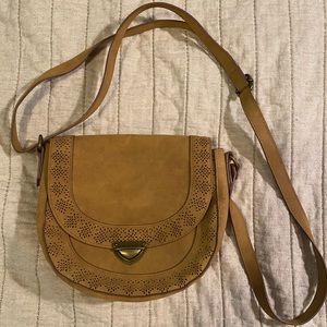 Tan Bohemian Crossbody Bag